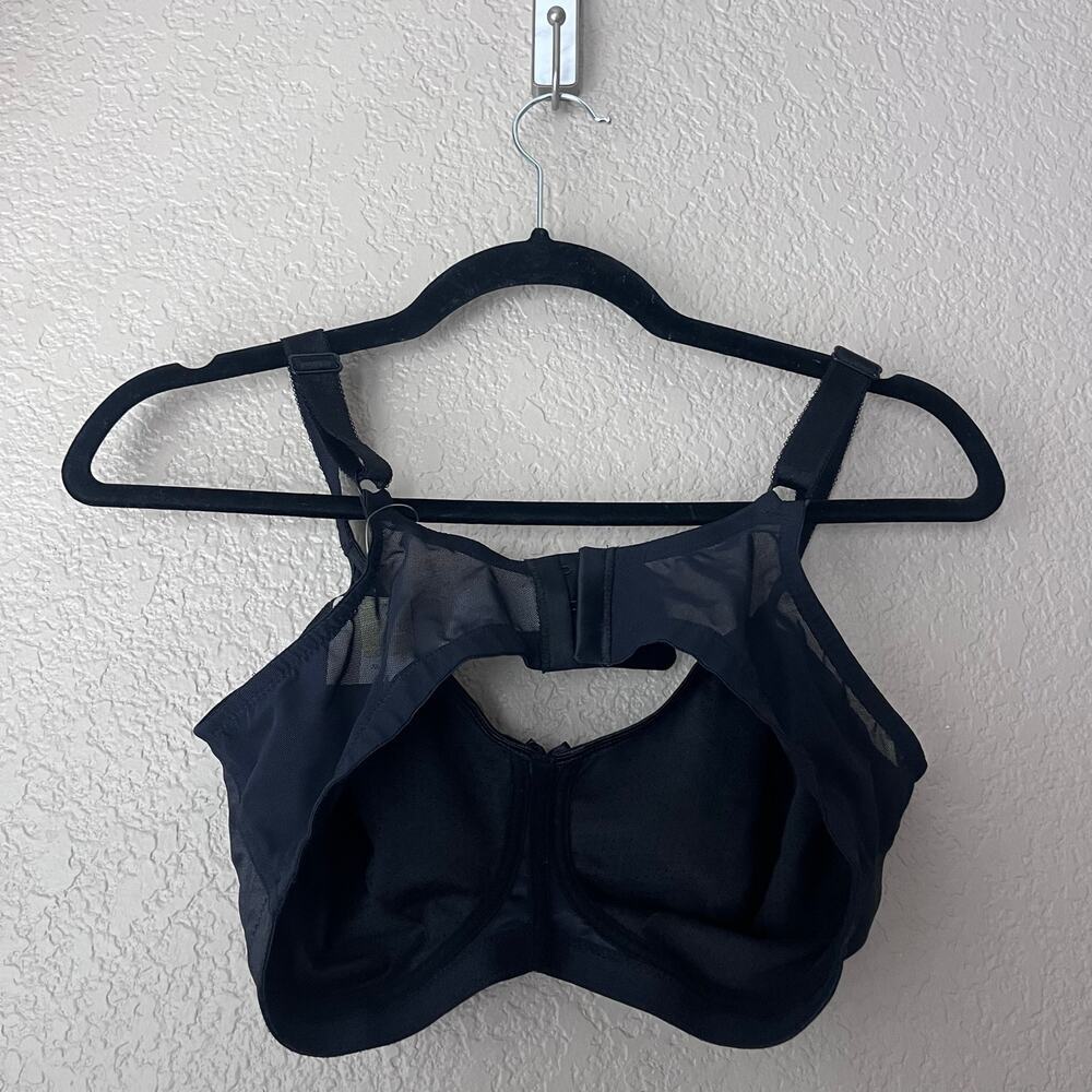 NWT Amoena Rita Soft Cup Bra Black Sheen 38C New Wire Free Comfort - Picture 4 of 5